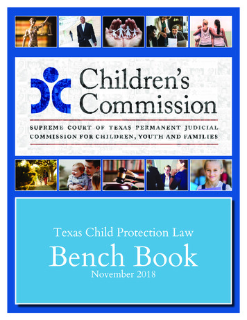 Texas Child Protection Law Bench Book