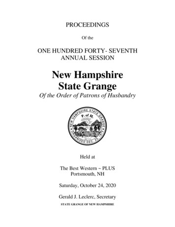 New Hampshire State Grange
