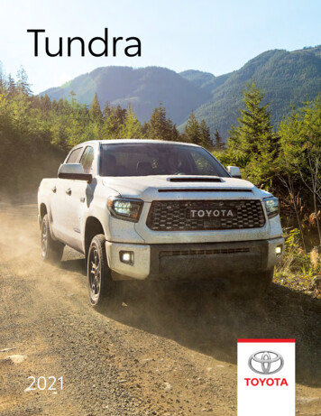 Tundra Brochure - Pickering Toyota
