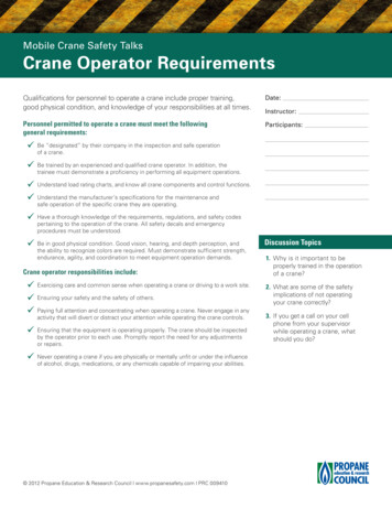 Mobile Crane Safety Talks Crane Operator Requirements - Webflow