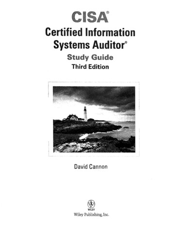 CISA : Certified Information Systems Auditor Study Guide ; [over 500 .