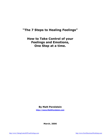 Steps To Healing Your Feelings - New Directions Workshop