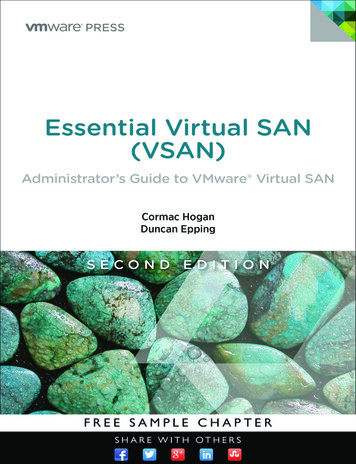 Essential Virtual SAN (VSAN): Administrator's Guide To VMware Virtual SAN