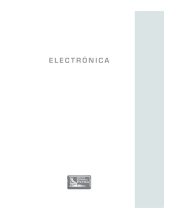 ELECTRÓNICA - Editorial Patria