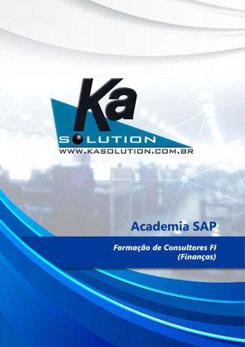 Academia SAP Formação De Consultores - Ka Solution