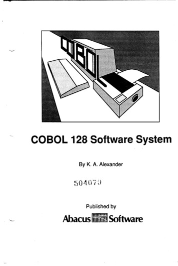 COBOL 128 Software System - VTDA