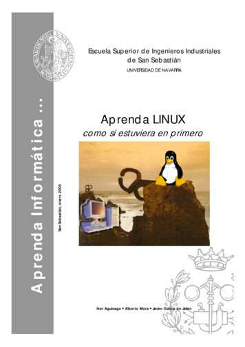 Aprenda LINUX Aprenda Informática - Linux.pcecuador 