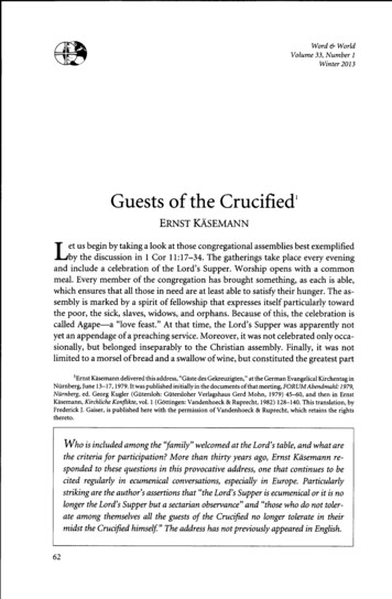 Guests Of The Crucified