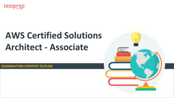 Architect - Associate AWS Certified Solutions - Test Prep Training