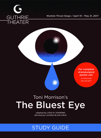 The Bluest Eye Study Guide - Guthrie Theater