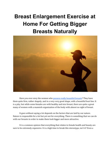 Breast Enlargement Exercise At Home For Getting Bigger . - DocDroid