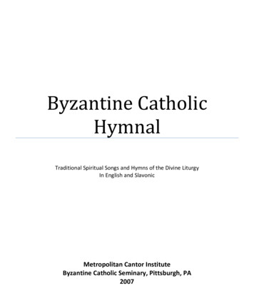 Byzantine Catholic Hymnal - Byzcath 