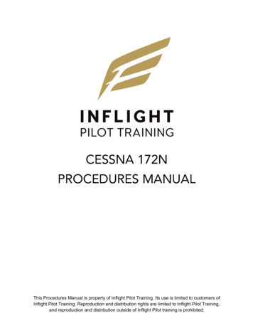 CESSNA 172N PROCEDURES MANUAL - Inflight Pilot Training