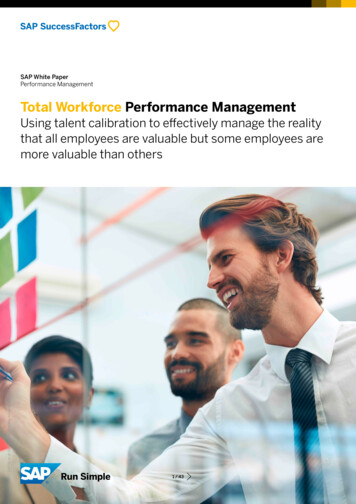 Total Workforce Performance Management - Key Media