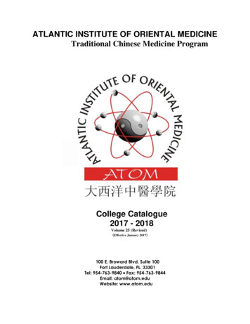 Atlantic Institute Of Oriental Medicine - Atom