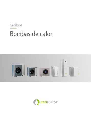 Catálogo Bombas De Calor - Ecoforest