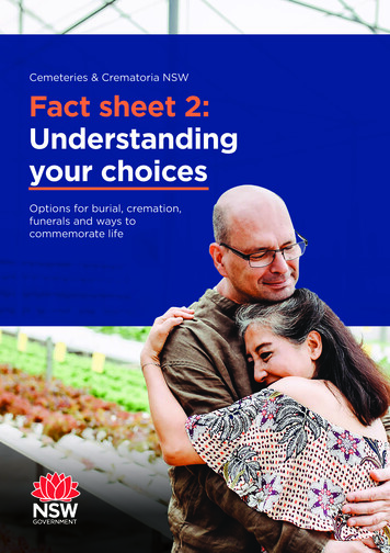 CCNSW Fact Sheet 2: Understanding Your Choices - Department Of Industry