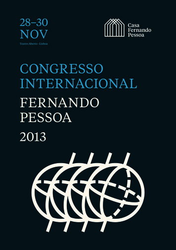 Congresso Internacional Fernando Pessoa