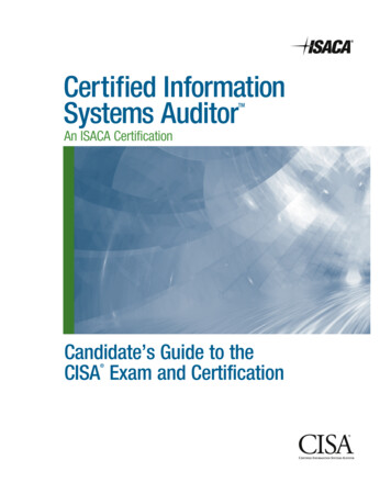 Certified Information Systems Auditor - BHBi