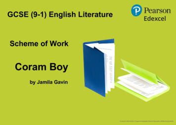 GCSE (9-1) English Literature Scheme Of Work