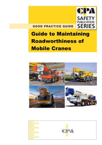 Guide To Maintaining Roadworthiness Of Mobile Cranes