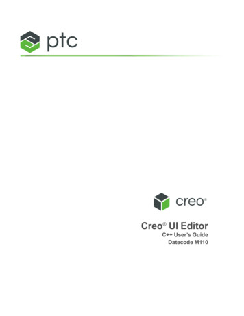 Creo UI Editor - PTC
