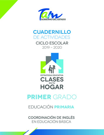 LIBRO DE PRIMER GRADO INGLESx4 - Tamaulipas