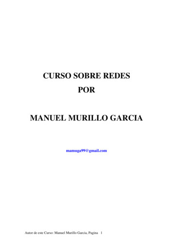 CURSO SOBRE REDES POR MANUEL MURILLO GARCIA - Monografias 