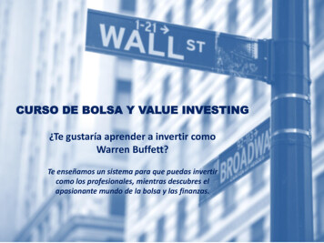 Curso De Bolsa Y Value Investing - Arte De Invertir