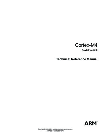 Cortex-M4 Technical Reference Manual - Harvey Mudd College