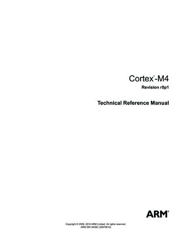 Cortex-M4 Technical Reference Manual - Keil
