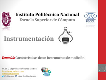 Clase 07: Características De Un Instrumento De Medición Mapa Conceptual .