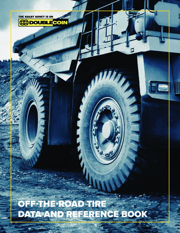 OFF-THE-ROAD TIRE DATA AND REFERENCE BOOK - Double Coin Tires