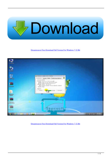 Dreamweaver Free Full Version For Windows 7 32 Bit