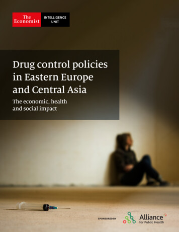 Drug Control Policies In Eastern Europe And Central Asia - Economist Impact