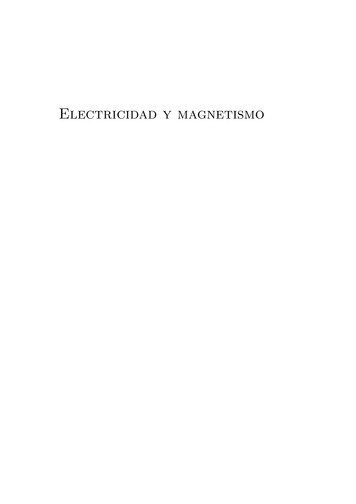 Electricidad Y Magnetismo - Unal.edu.co
