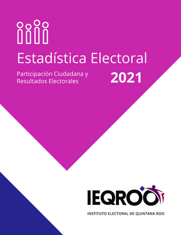 Estadística Electoral - IEQROO