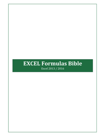 Excel - Formulas Bible - E For Excel