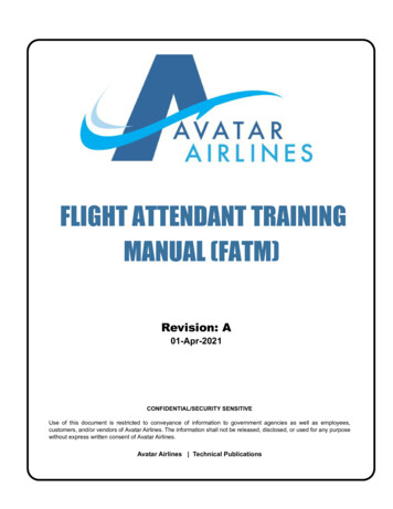 Flight Attendant Training Manual (Fatm)