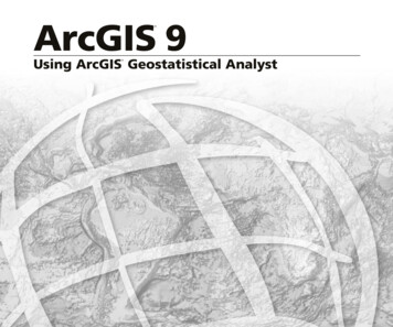 Using ArcGIS Geostatistical Analyst - Oregon State University