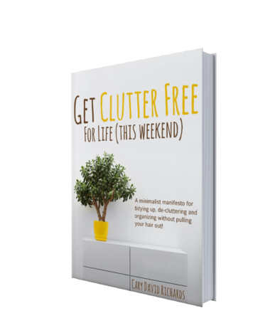 Get Clutter Free - Amazon Web Services, Inc.
