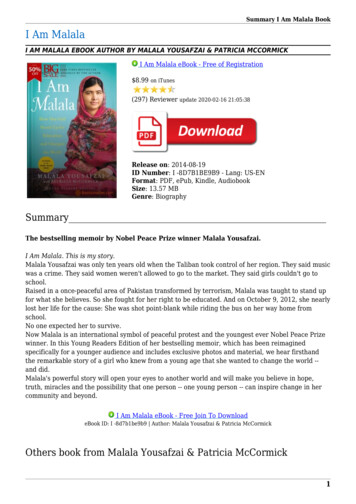 I Am Malala Format PDF (13.57 MB) - Booksmatter