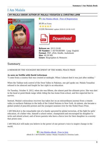 I Am Malala EBook PDF (49.39 MB) - Booksmatter