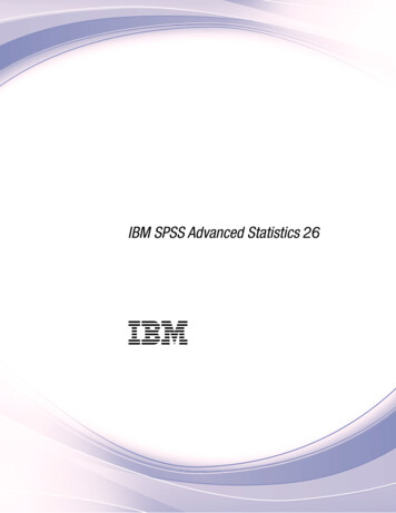 IBM SPSS Advanced Statistics 25