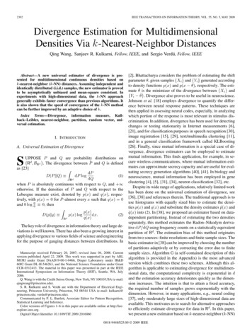 2392 Ieee Transactions On Information Theory, Vol. 55, No. 5, May 2009 .