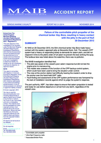 MAIB Report No 31/2014 - Key Bora - Serious Marine Casualty - GOV.UK
