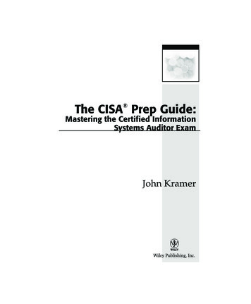 The CISA Prep Guide - .e-bookshelf.de
