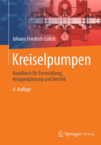Kreiselpumpen - .e-bookshelf.de