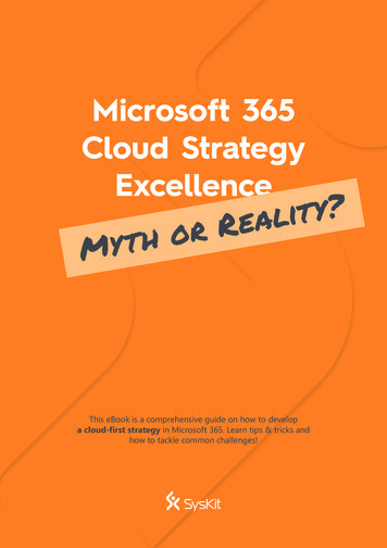 Microsoft 365 Cloud Strategy Excellence - Syskit 