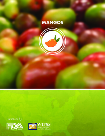 MANGOS - UC Davis Western Institute For Food Safety And Security